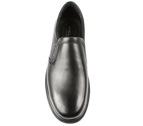 Pantofi casual, barbati, MELS, 2907-7 negru, piele naturala